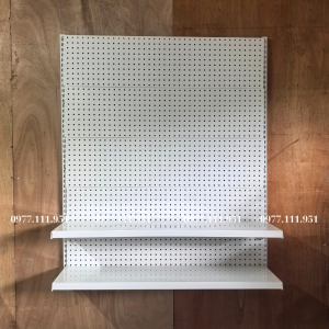 Kệ Pegboard gắn tường treo vợt cầu lồng