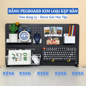 Bảng lỗ Pegboard kẹp bàn