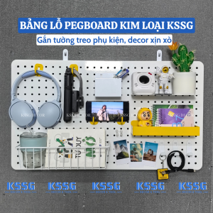 Bảng Pegboard gắn tường treo đồ