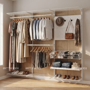 Kệ Gắn Tường Treo Quần Áo