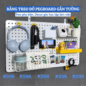 Bảng Pegboard gắn tường treo đồ