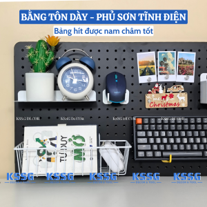 Bảng lỗ Pegboard kẹp bàn