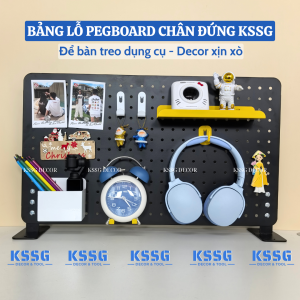 Bảng lỗ Pegboard chân đứng để bàn