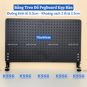 Bảng lỗ Pegboard kẹp bàn