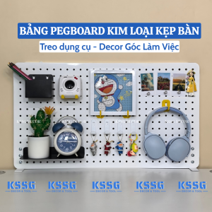 Bảng lỗ Pegboard kẹp bàn
