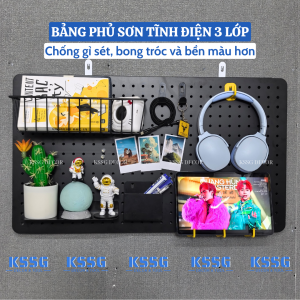 Bảng Pegboard gắn tường treo đồ