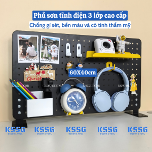 Bảng lỗ Pegboard chân đứng để bàn