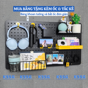Bảng Pegboard gắn tường treo đồ
