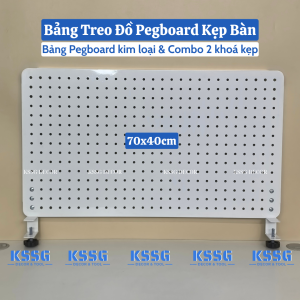 Bảng lỗ Pegboard kẹp bàn