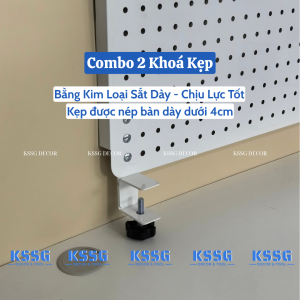 Bảng lỗ Pegboard kẹp bàn