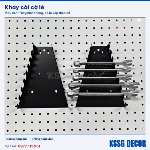 Khay cờ lê, đen hoặc trắng