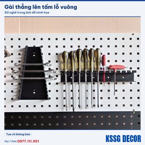 Khay tua vít lỗ vuông nhìn nghiêng