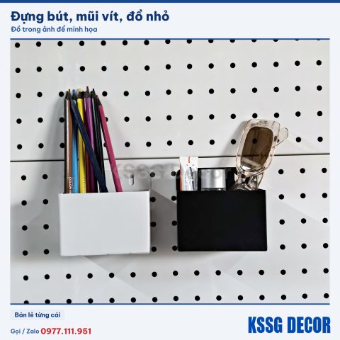 Khay vuông màu đen, ảnh thực tế (2)