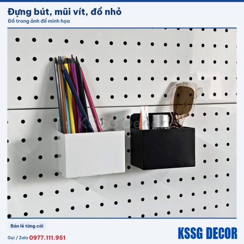 Khay vuông màu trắng, ảnh thực tế (2)