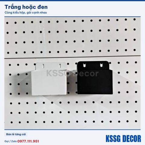 Khay vuông màu trắng, ảnh thực tế (3)