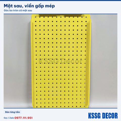 Mặt sau tấm tôn lỗ bo góc tròn 60×30cm