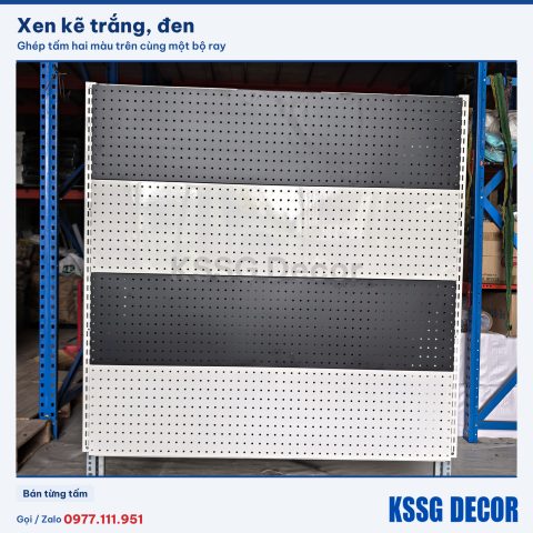 Tấm tôn gài thanh ray 90×21cm màu đen, cận cảnh màu sơn
