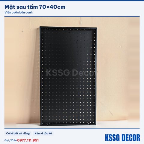 Mặt sau tấm tôn lỗ 70×40cm