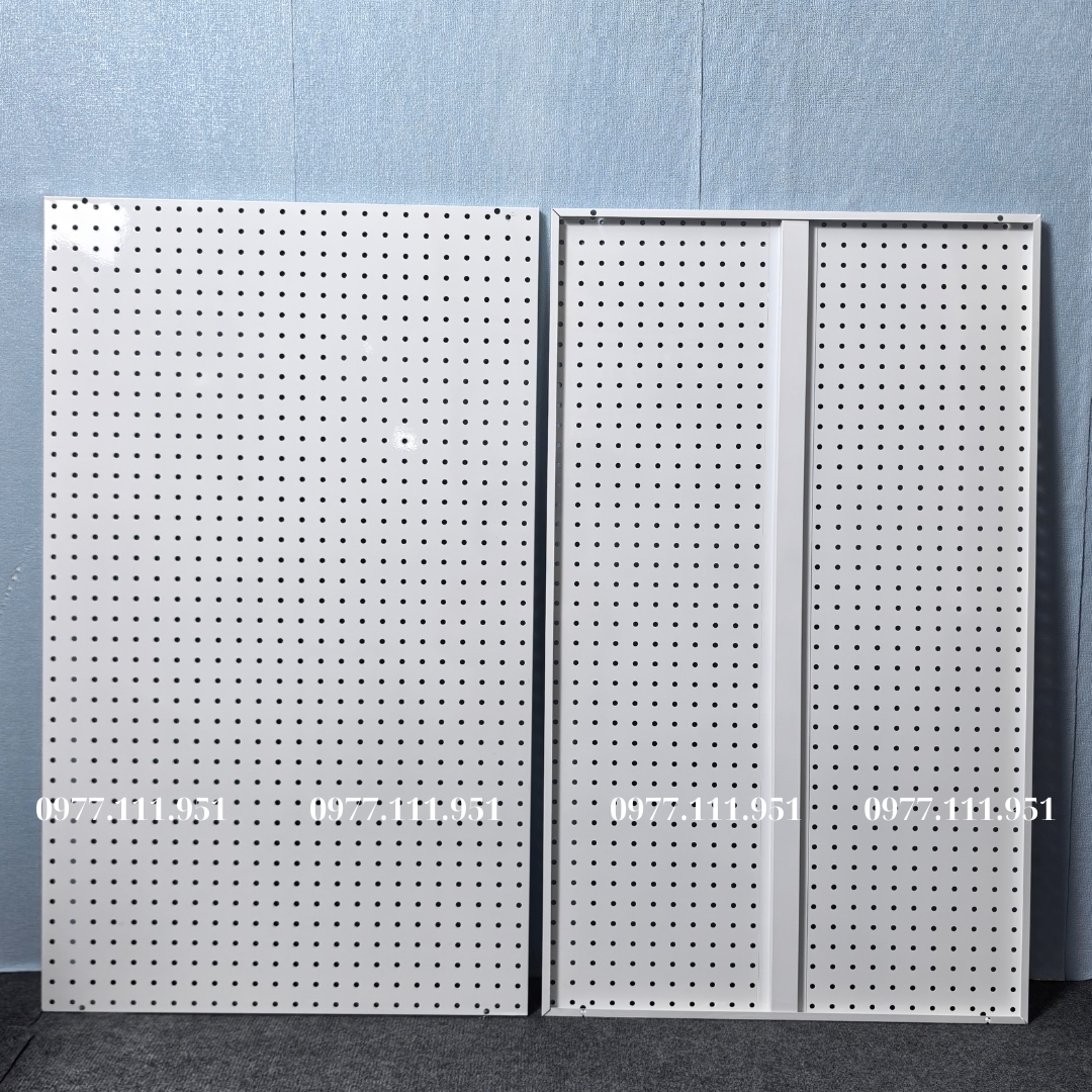 Tấm tôn đục lỗ 1mx60 Tấm tôn đục lỗ gắn tường treo phụ kiện