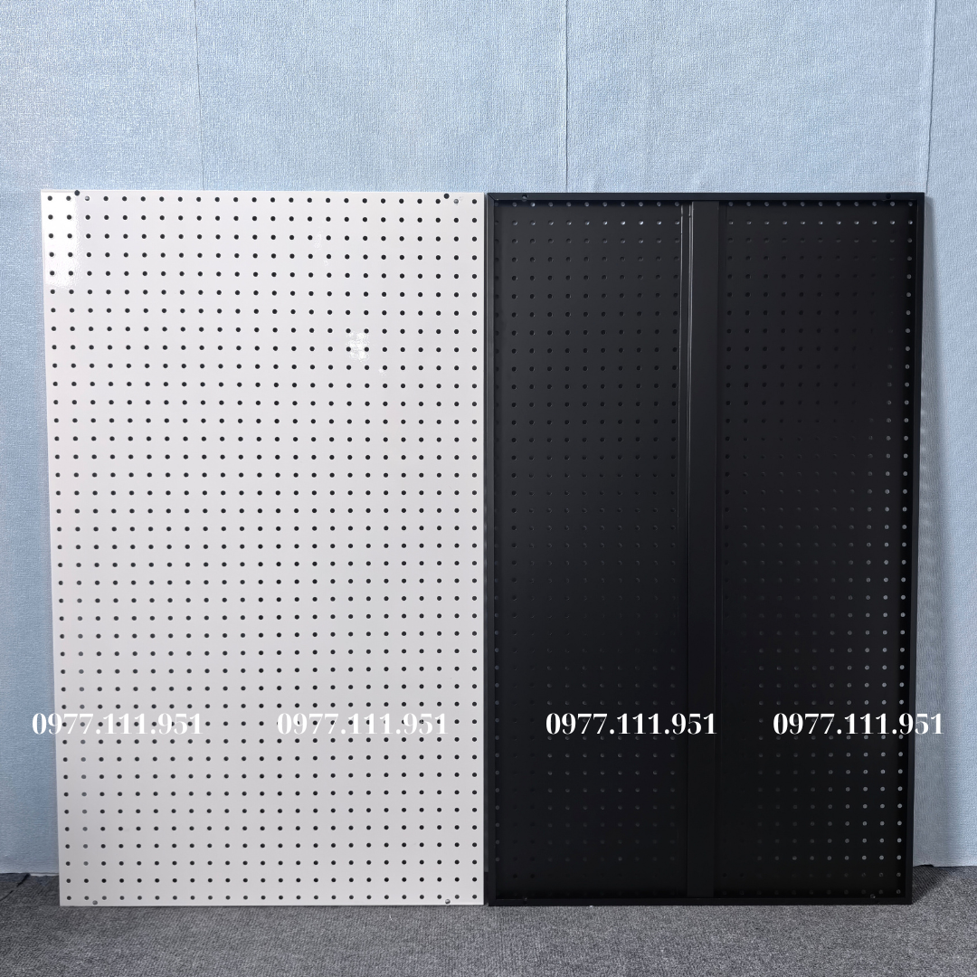 Tấm tôn đục lỗ 1mx60 Tấm tôn đục lỗ gắn tường treo phụ kiện